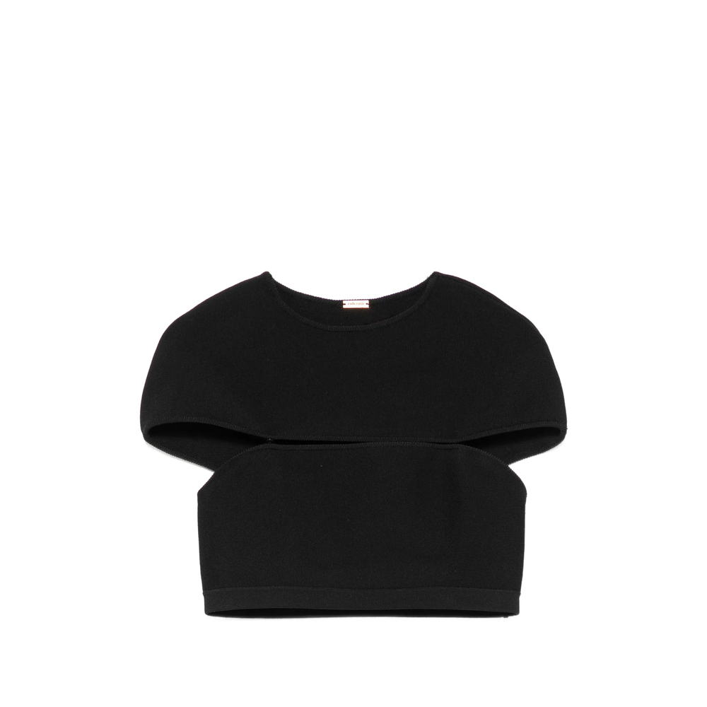 [Cult Gaia] T-shirts Short Sleeve FW26 SWTTP38033YV24 BRETT BLACK