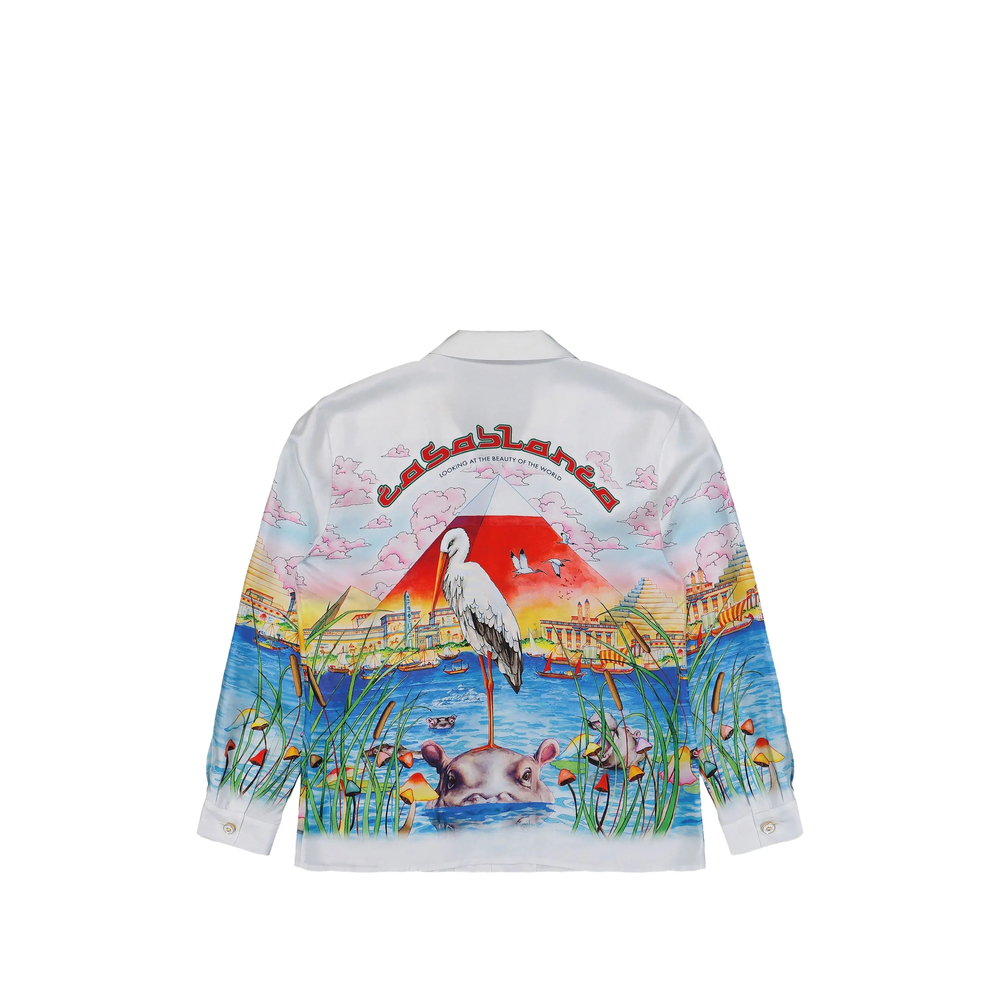 [Casablanca] Shirts Long Sleeve FW26 PF26-SH-006 02 EGYPT