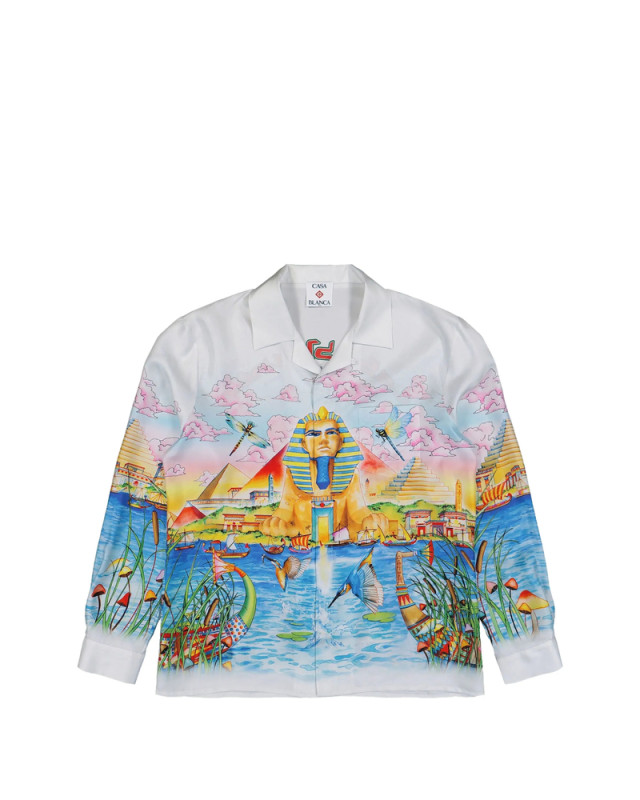 [Casablanca] Shirts Long Sleeve FW26 PF26-SH-006 02 EGYPT