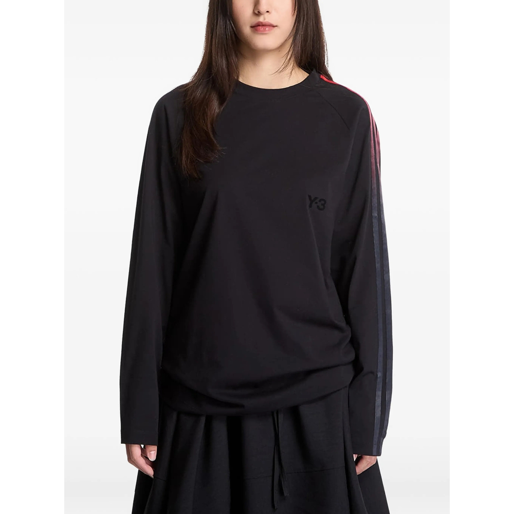 [Y-3] T-shirts Long Sleeve FW26 KQ8586  BLACK