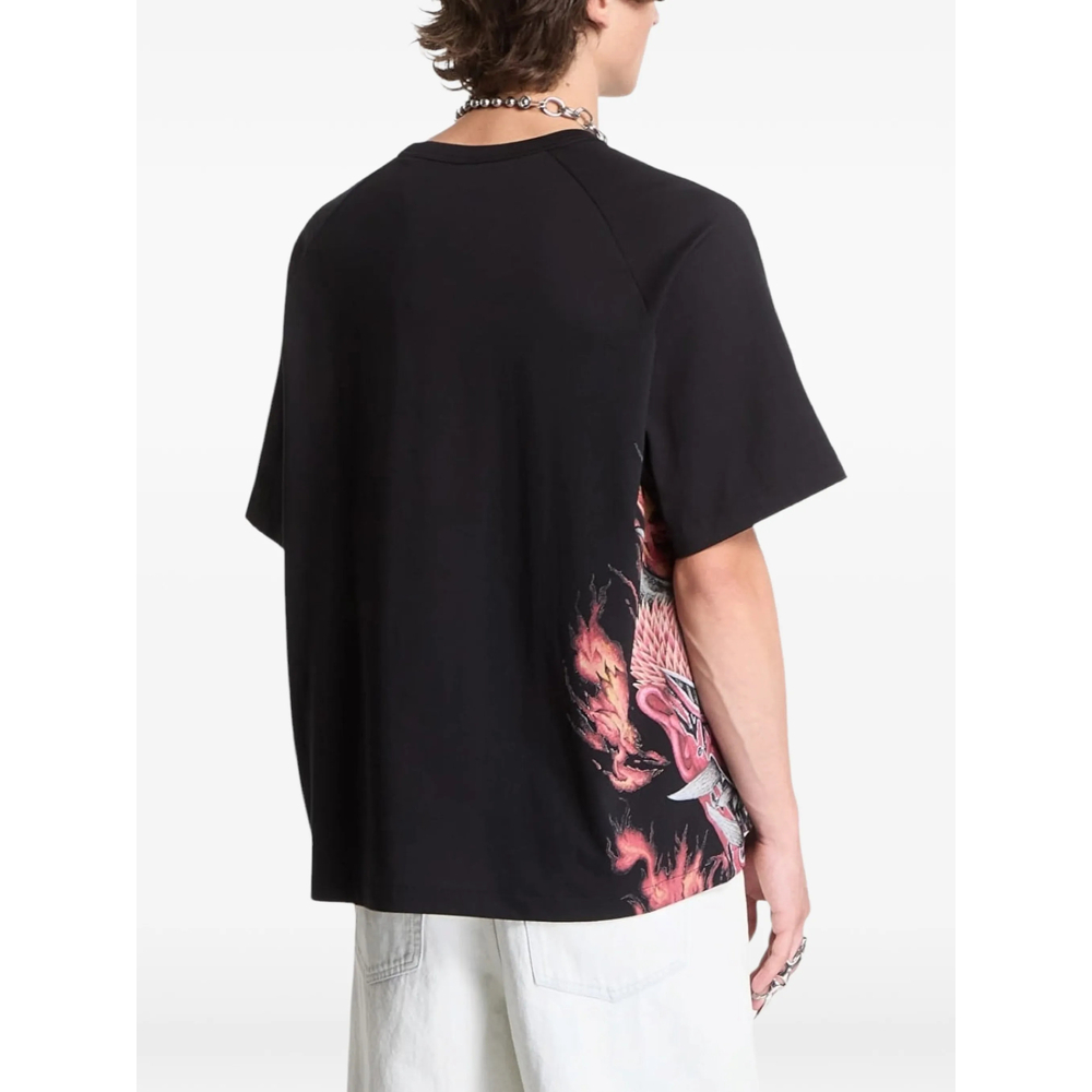 [Y-3] T-shirts Short Sleeve FW26 KQ8592  BLACK