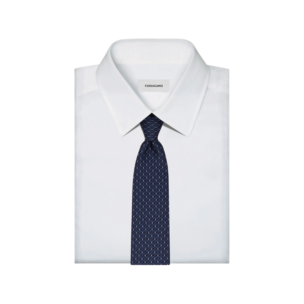 [Ferragamo] Tie FW26 351443 0794559 BLUSC