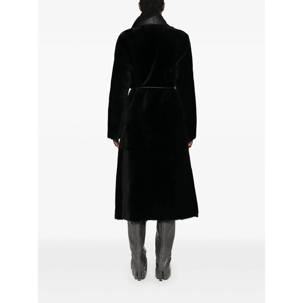 [Blancha] Leather Jacket FW26 26116-300  NERO