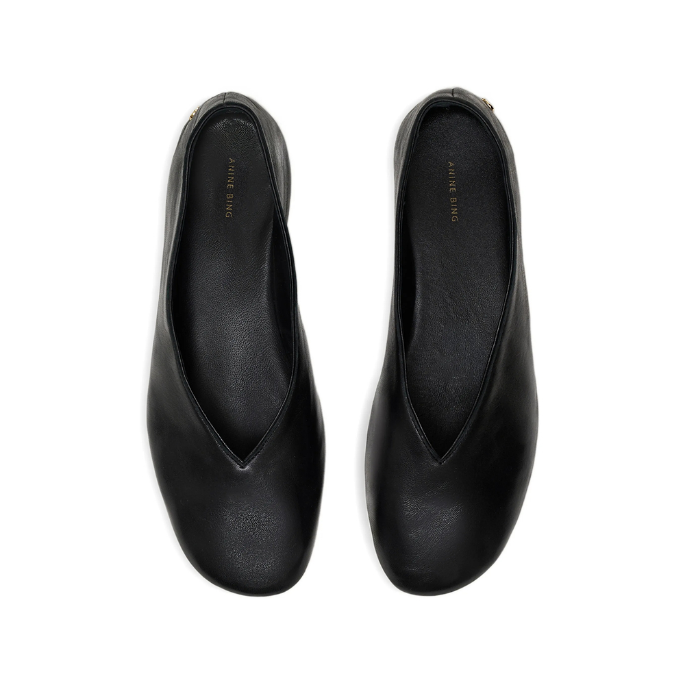 [Anine Bing] Flat shoes FW26 A-14-12370  BLK1