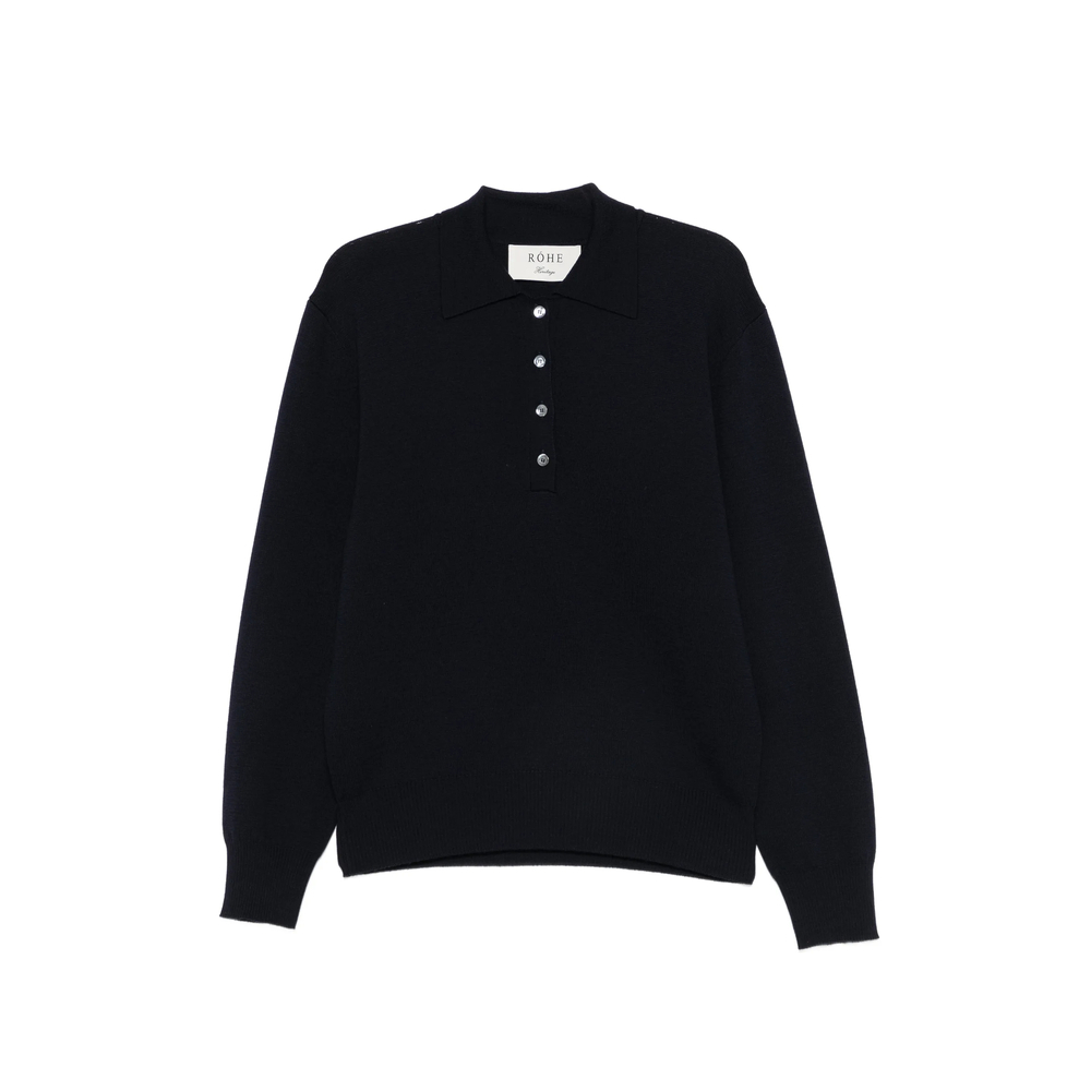 [ROHE] Knitwear FW26 819-23-301  NAVY