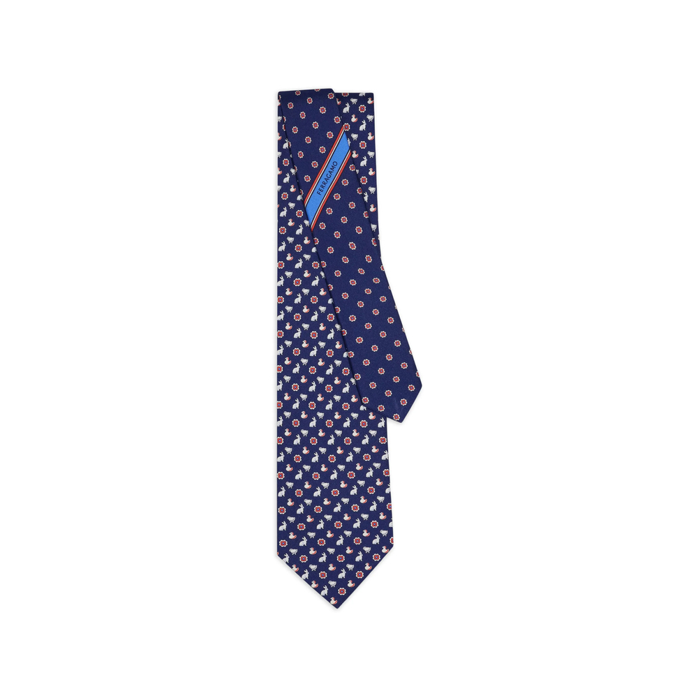 [Ferragamo] Tie FW26 351451 0794635 BLARO