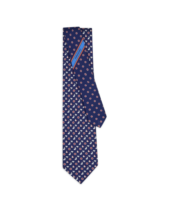 [Ferragamo] Tie FW26 351451 0794635 BLARO
