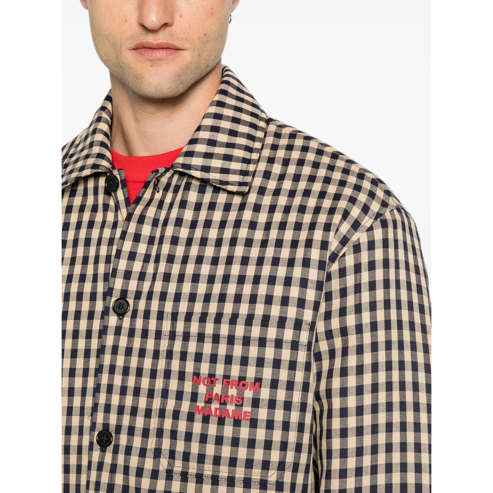 [DROLE DE MONSIEUR] Shirts Long Sleeve FW26 PERM-SH270 CO310 BEIGE
