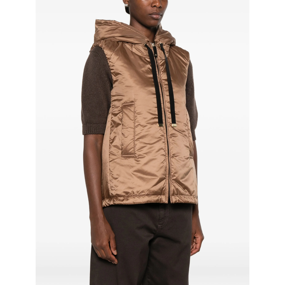 [MAX MARA THE CUBE] Down Vest FW26 GREENGO 025 027