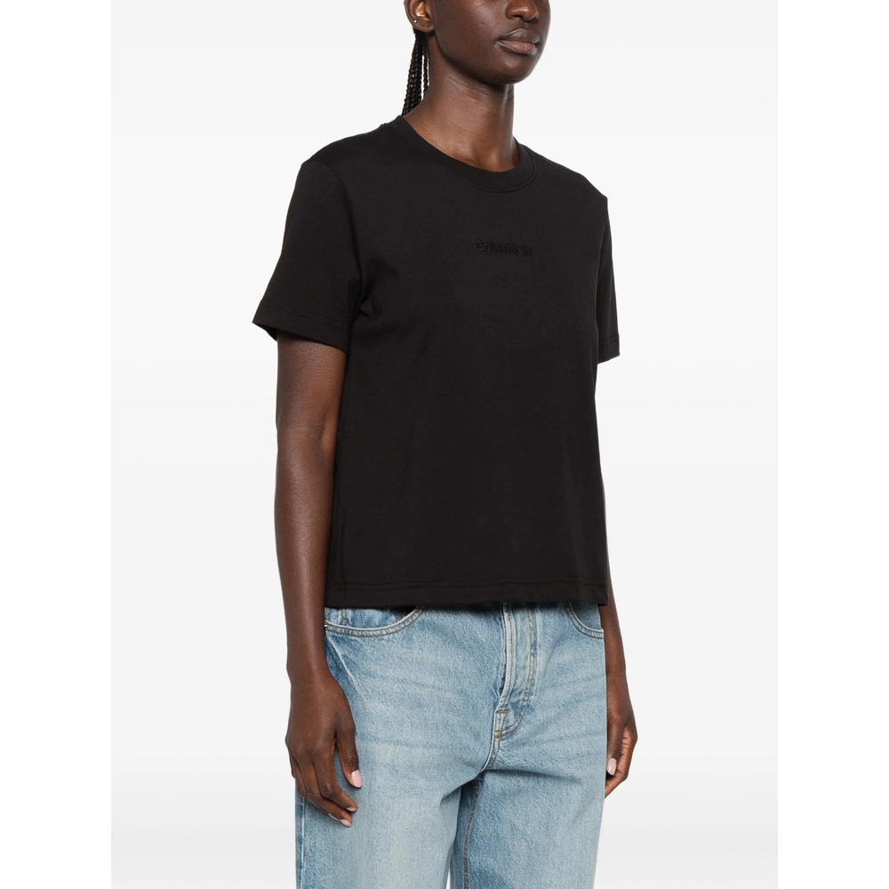 [CALVIN KLEIN] T-shirts Short Sleeve FW26 LV044C905GUB1  BLACK