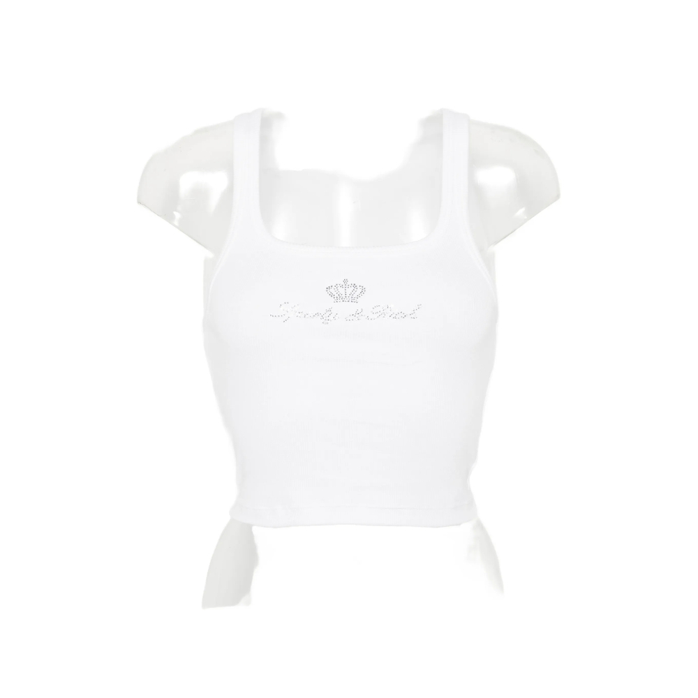 [SPORTY & RICH] T-shirts Short Sleeve FW26 TO116716689WH  WHITE