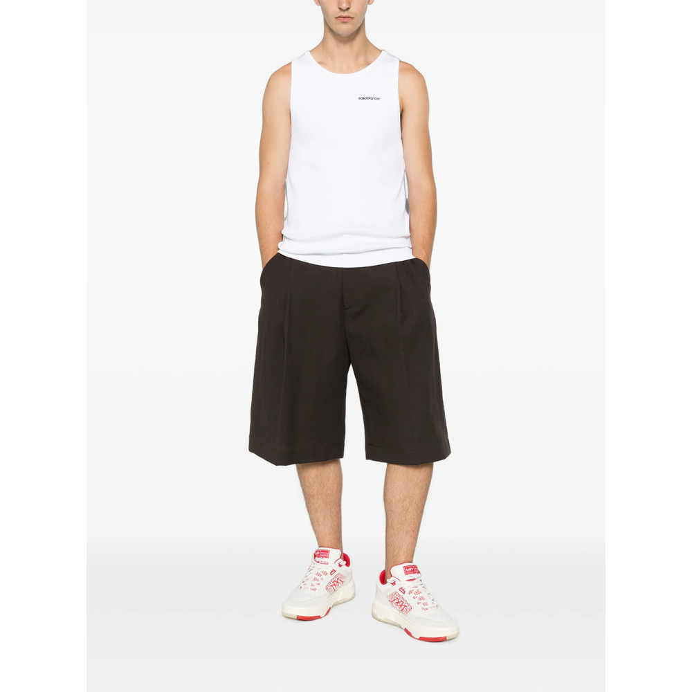 [Casablanca] T-shirts Sleeveless FW26 PF26-JTS-057 01 WHITE