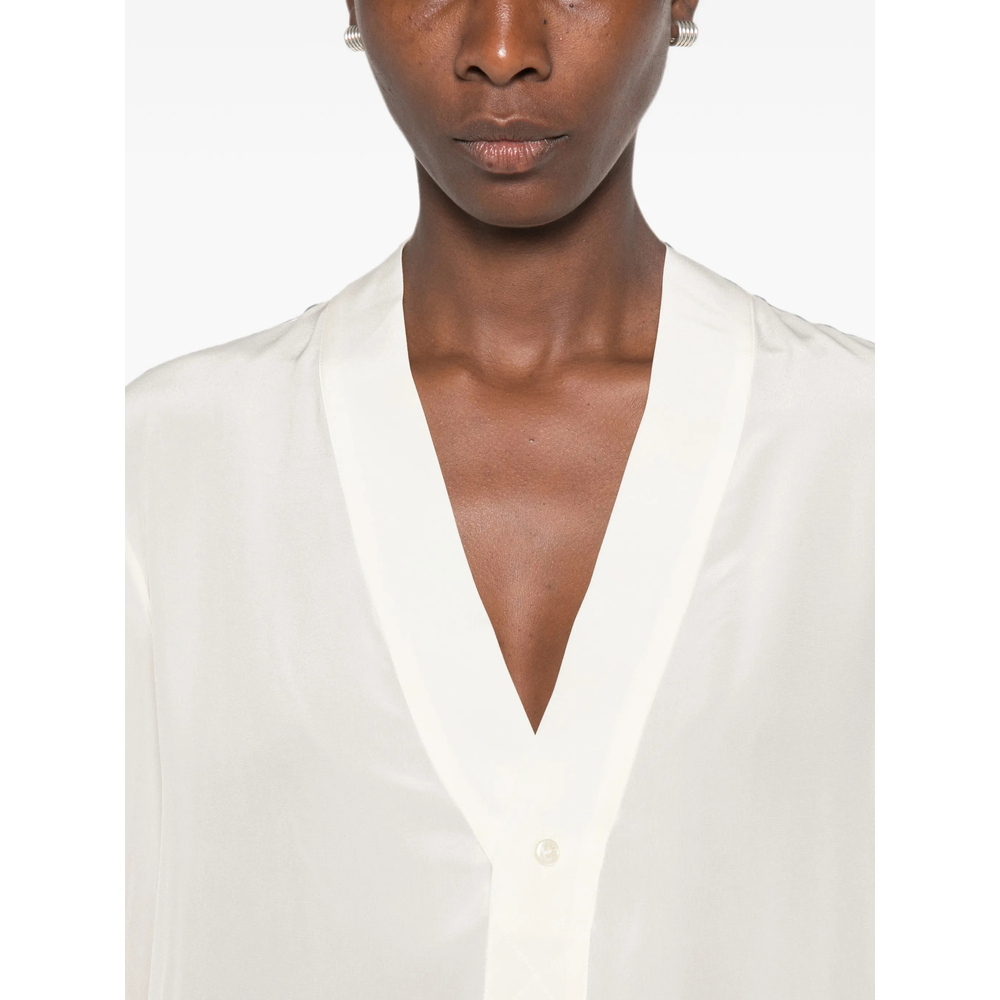 [VICTORIA BECKHAM] Shirts Long Sleeve FW26 1326WSH007339B  IVORY
