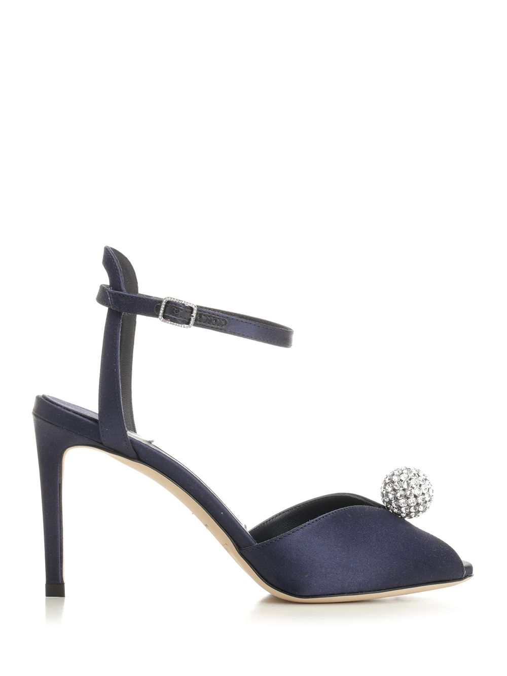 [Jimmy Choo] Sandals CO SACORA 85MARINE/CRYSTAL