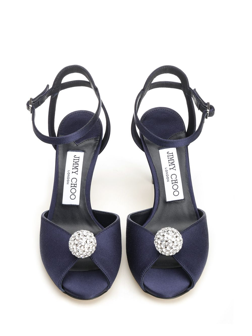 [Jimmy Choo] Sandals CO SACORA 85MARINE/CRYSTAL