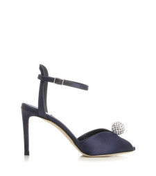 [Jimmy Choo] Sandals CO SACORA 85MARINE/CRYSTAL