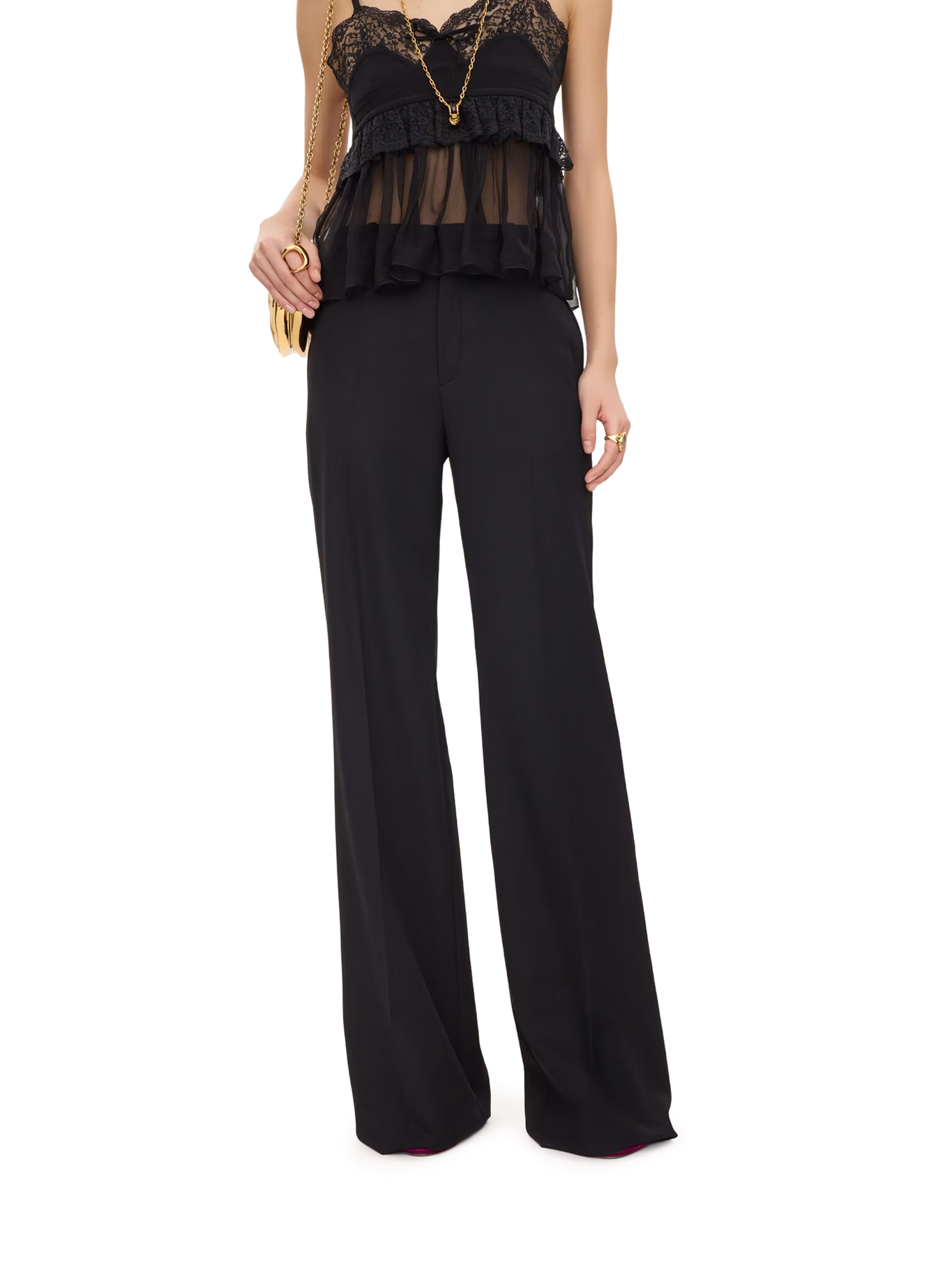 [Chloe] Trousers FW26 CH26APA36067001 BLACK