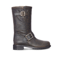 [Jimmy Choo] Boots FW26 BIKERMIDCTH014129 BLACK TOFFEE