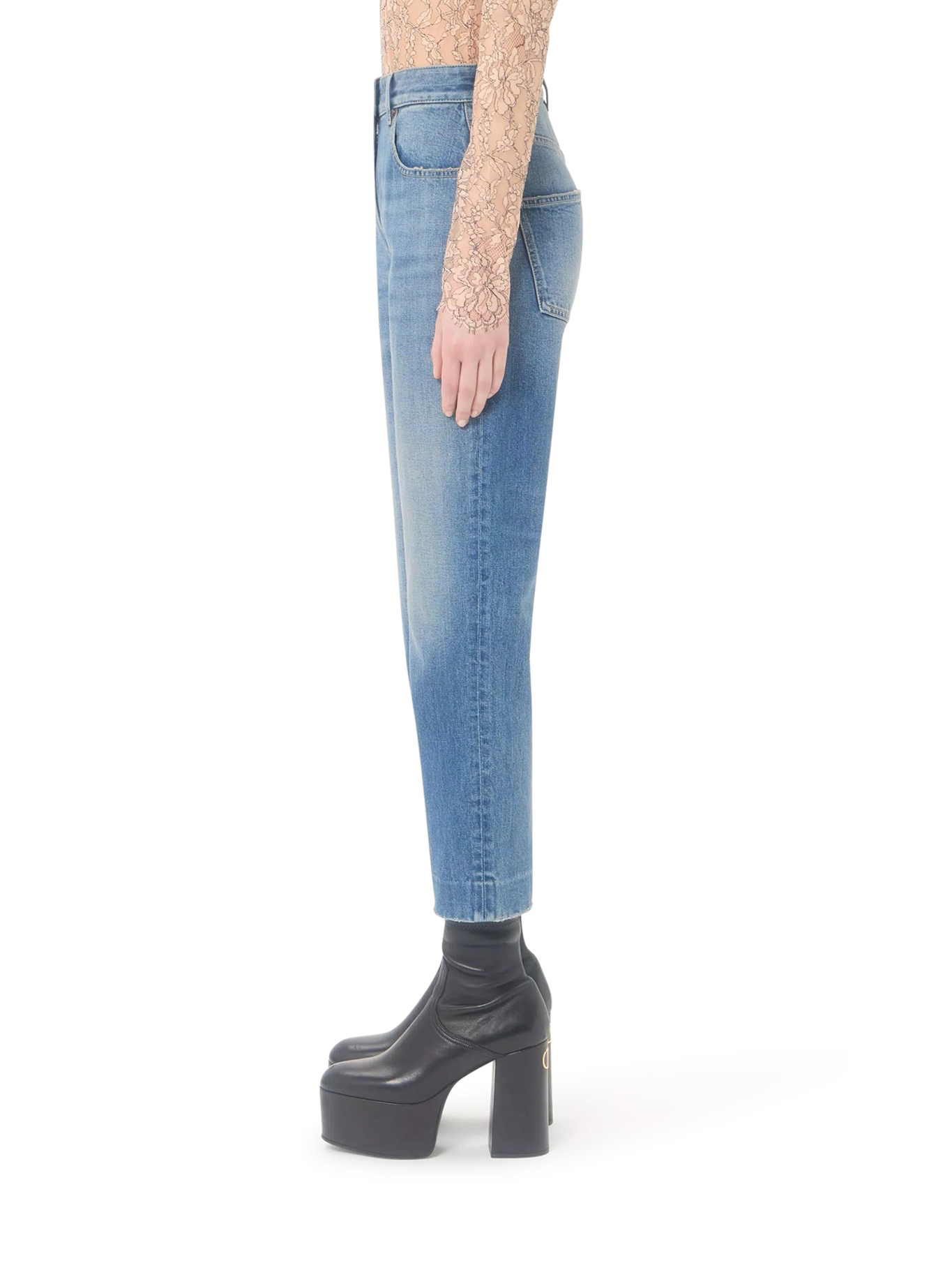 [Valentino Garavani] Jeans FW26 9B3DD22NACH558 MEDIUM BLUE DENIM