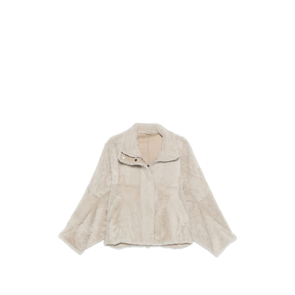 [Brunello Cucinelli] Leather Jacket FW26 MPMBP3097  C4690