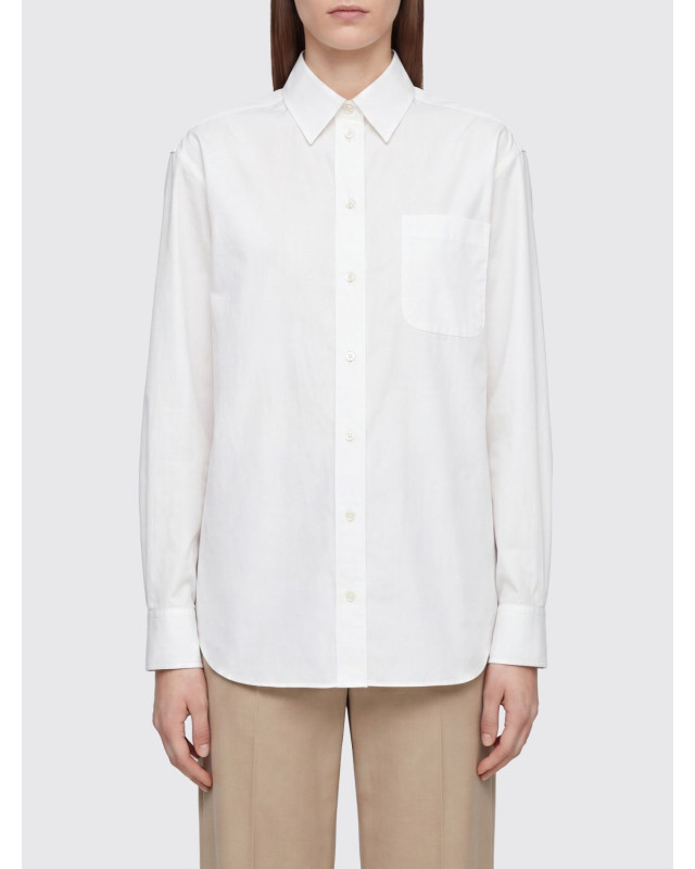[THE ROW] Shirts Long Sleeve SS26 10477W4393 WHT