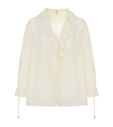 [Chloe] Shirts Long Sleeve FW26 CH26AHT72005114 PRISTINE WHITE