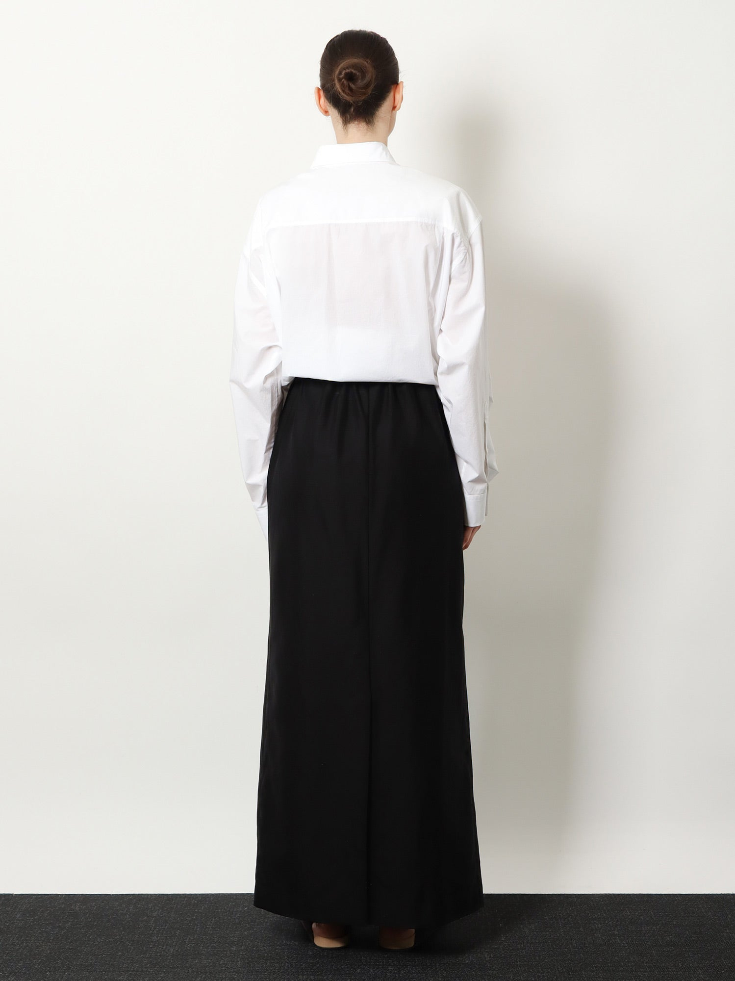 [THE ROW] Long skirt SS26 9045W3838_BLK