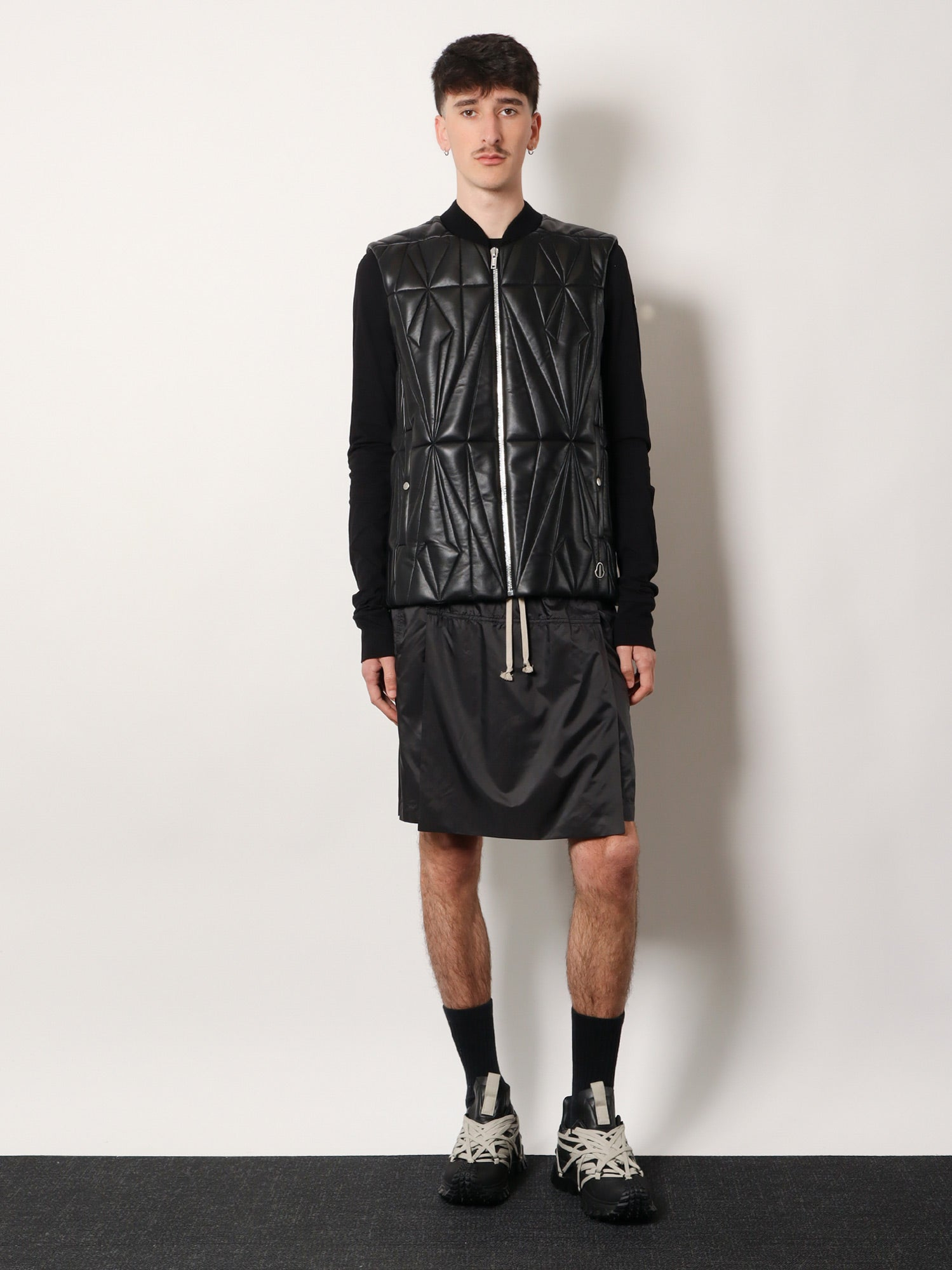 [MONCLER + RICK OWENS] Down Vest SS26 MU01F1A10M8116999