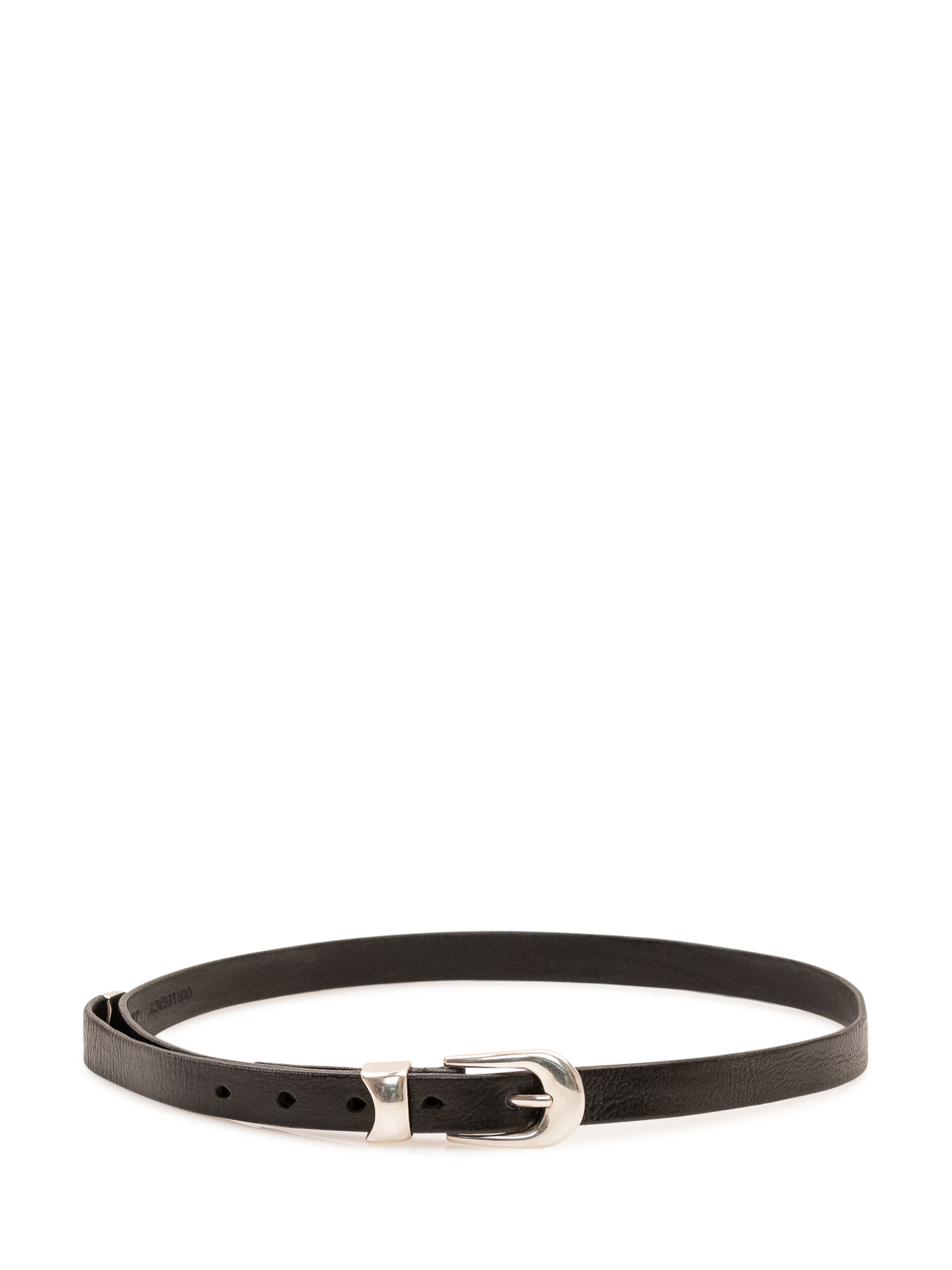 [Our Legacy] Belt FW26 A2208BBLA BLACK LEATHER