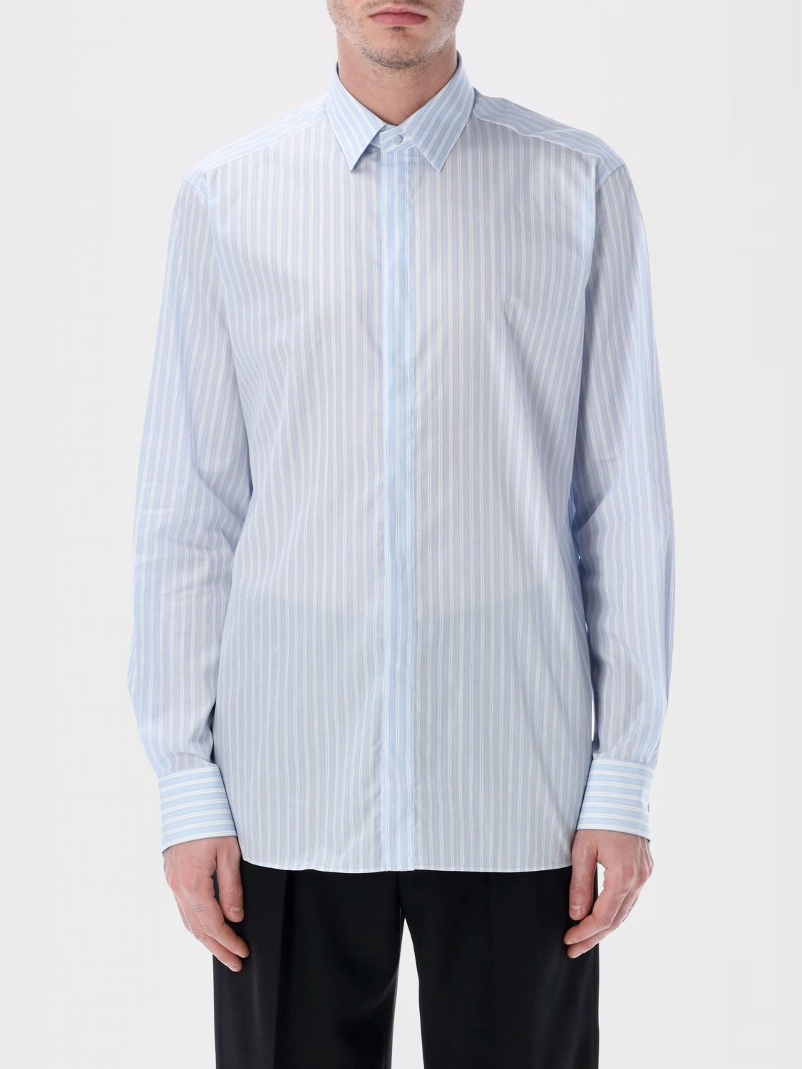 [Tom Ford] Shirts Long Sleeve SS26 HRVF01C0026 UWB