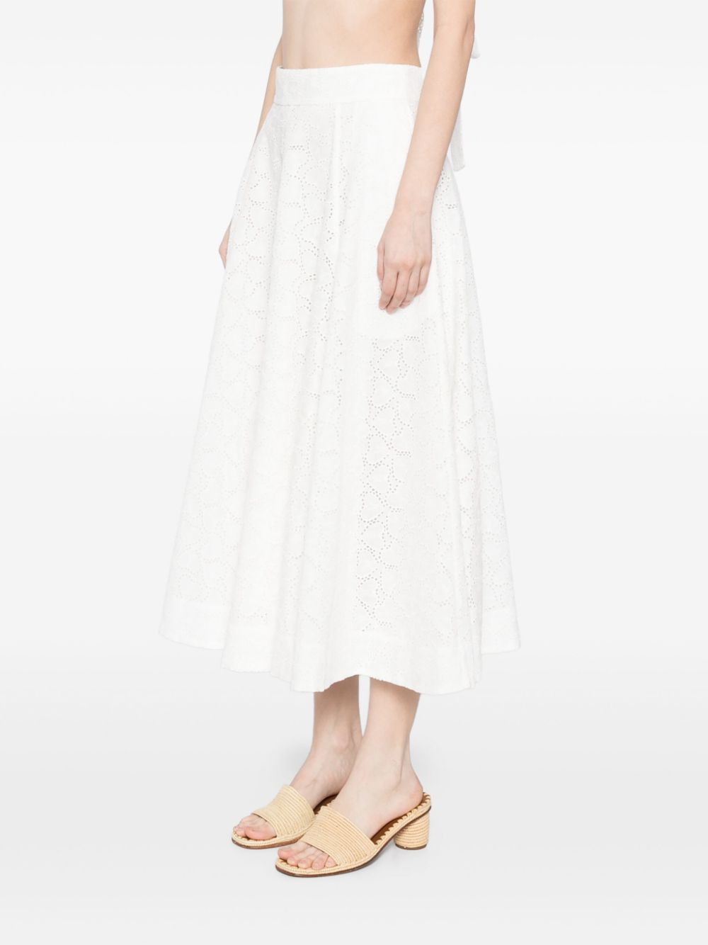 [Zimmermann] Midi skirt SS25 2540SR251IVO