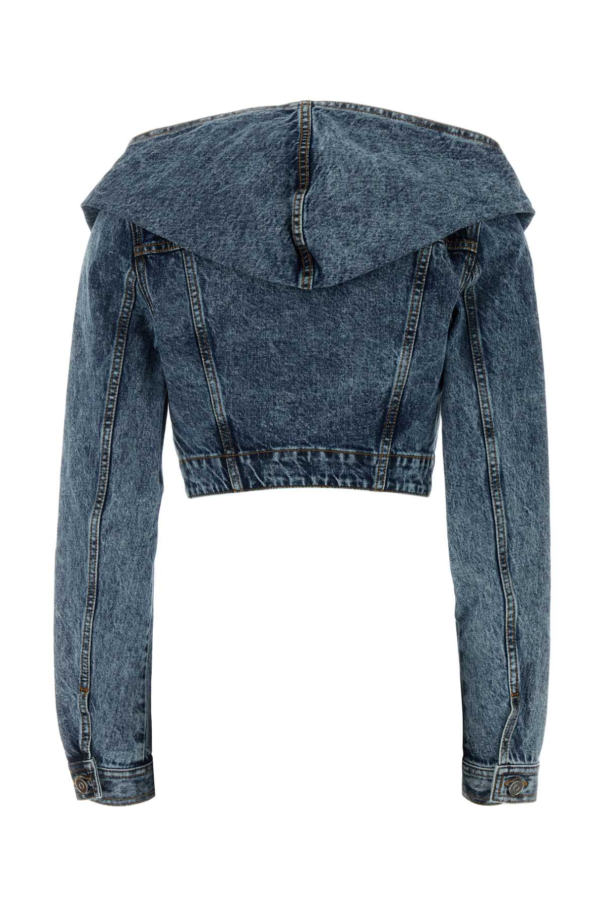 [Alaia] Denim Jacket SS26 AA9V0306T535C 524