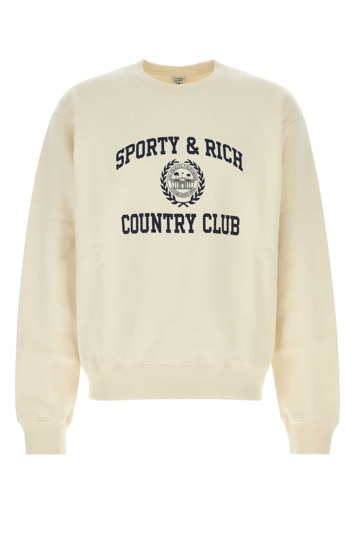 [SPORTY & RICH] Sweatshirt SS26 ST09876218WH37 ECRUNAVY