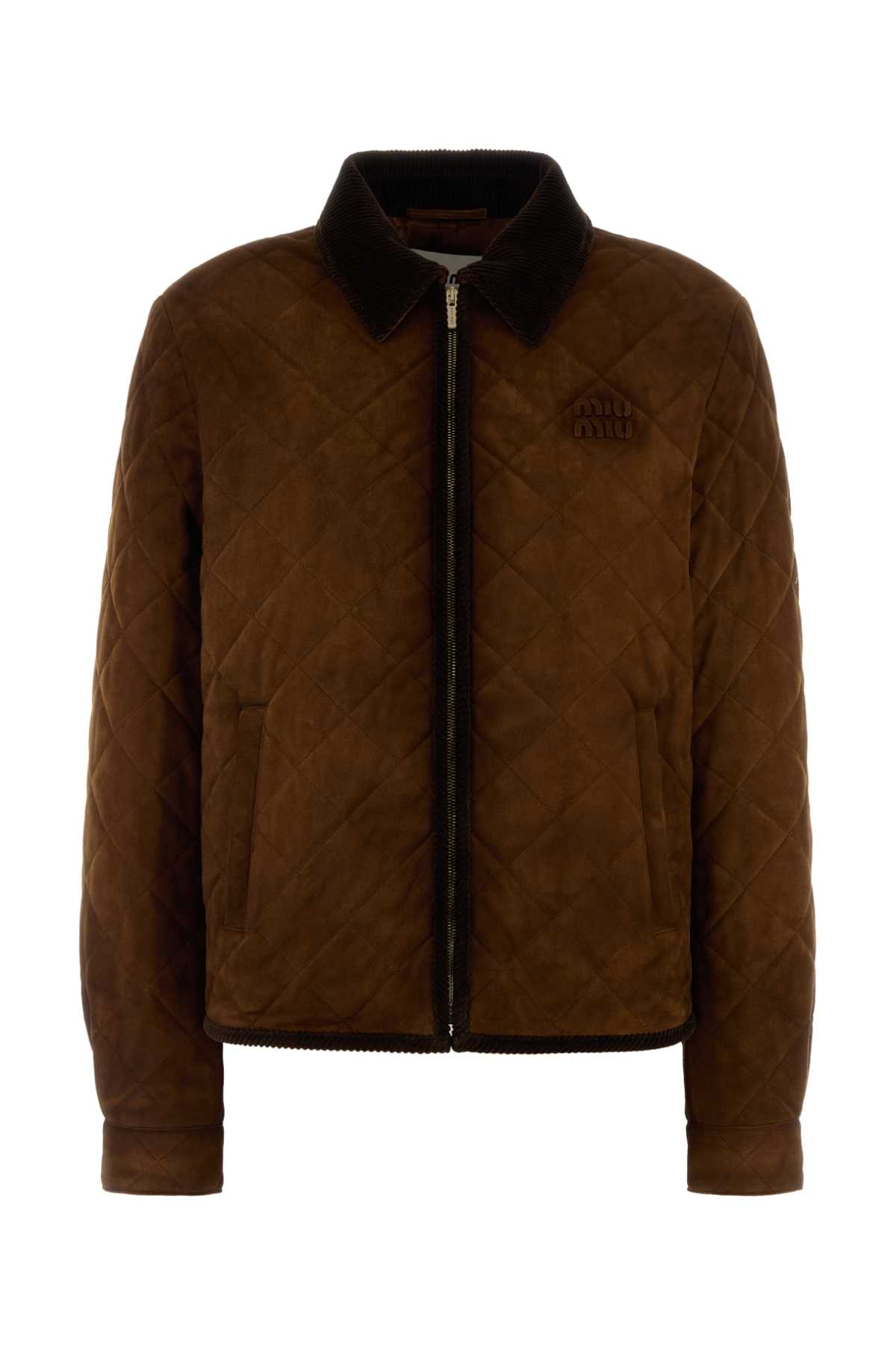 [Miu Miu] Leather Jacket SS26 MPV995SOOO104R F0134