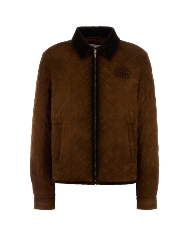 [Miu Miu] Leather Jacket SS26 MPV995SOOO104R F0134