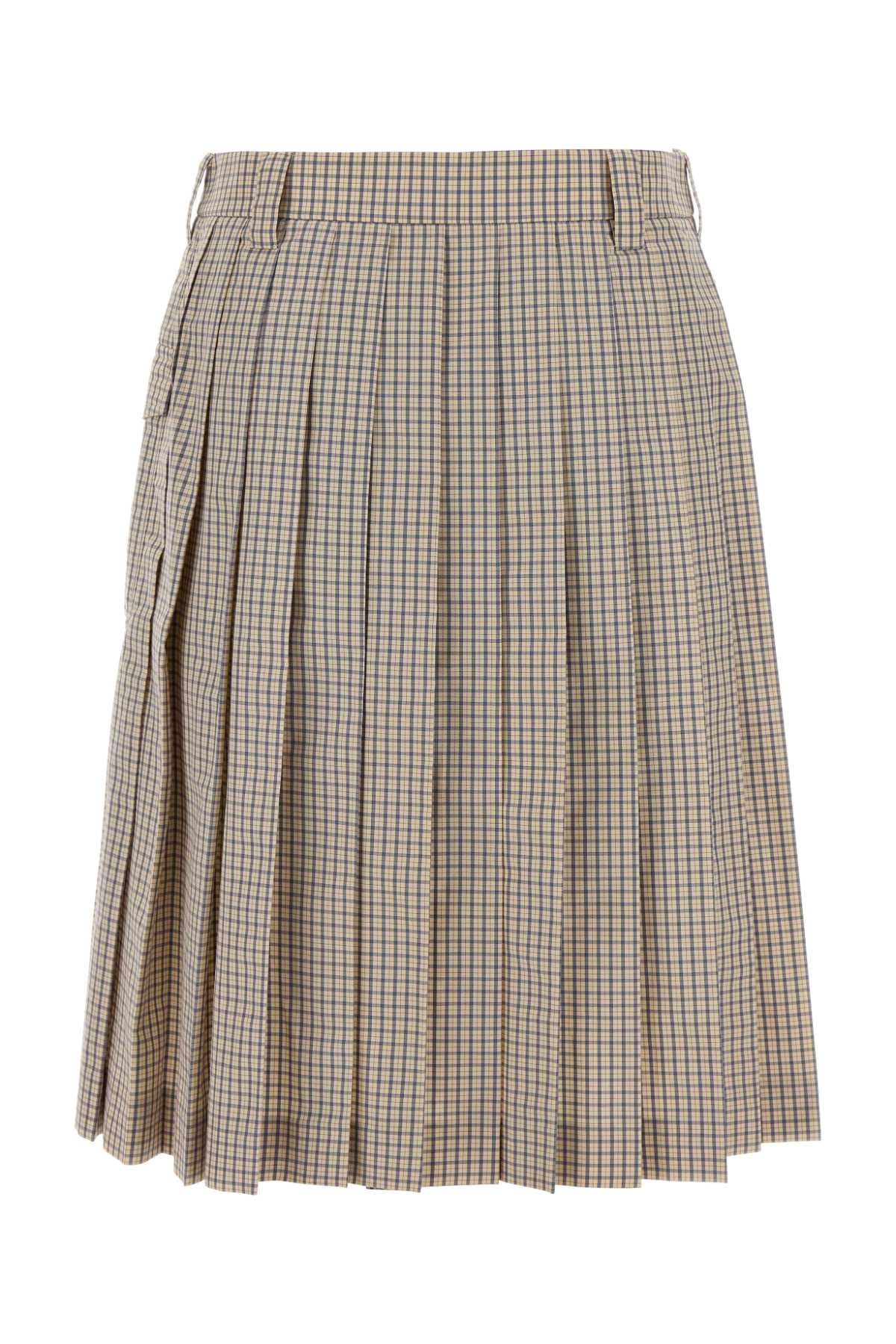 [Miu Miu] Midi skirt SS26 MG2642SOOO19CW F0036