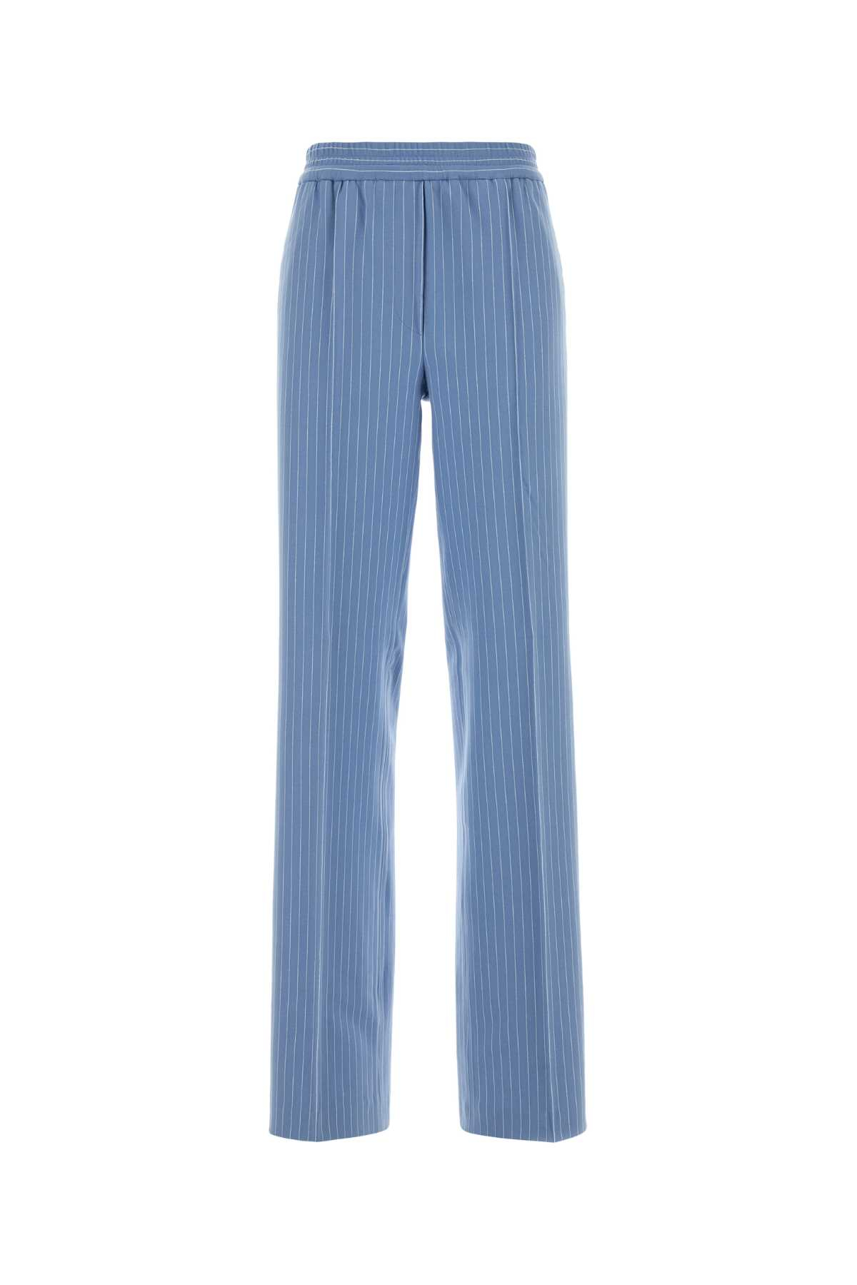 [ORIANE] Trousers SS26 JOGGERINJERSEYSTRIPES BLUSTR