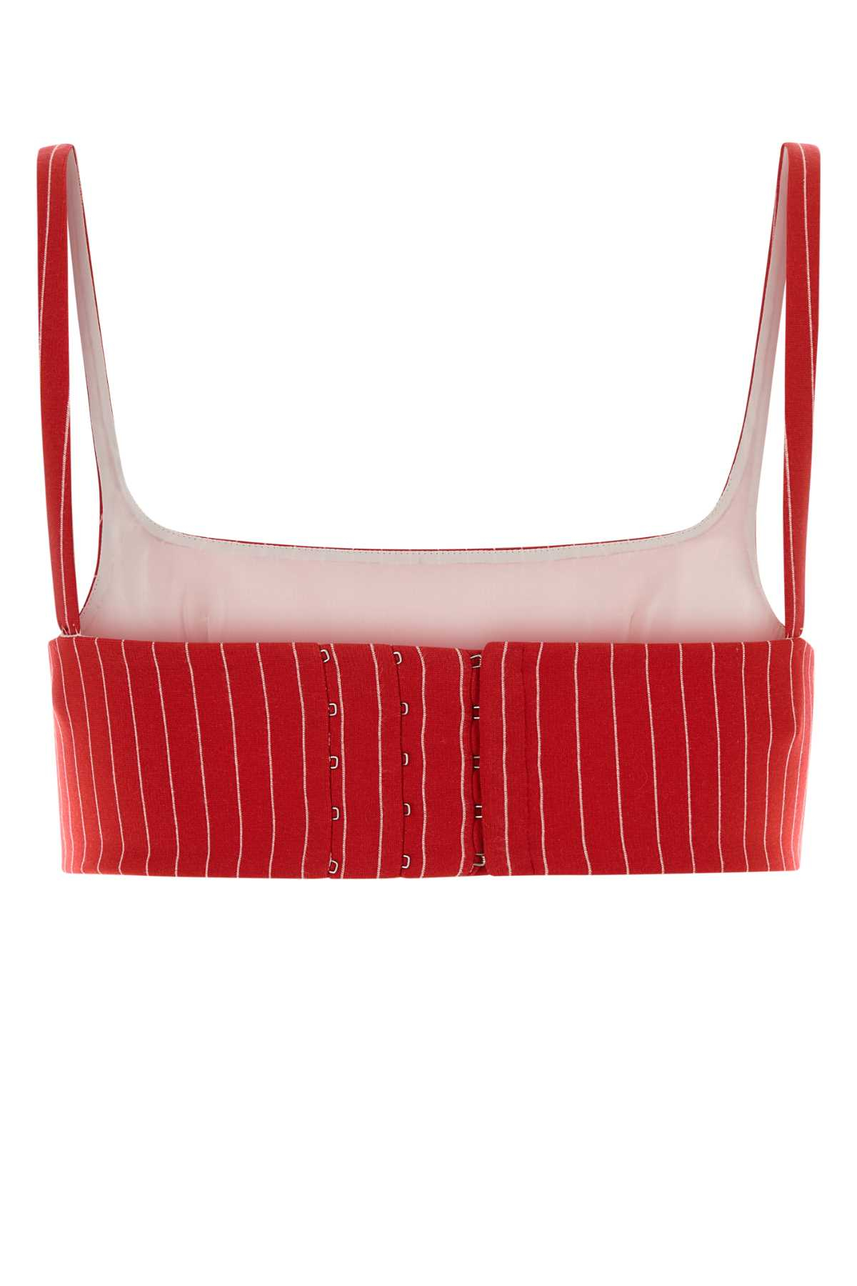 [ORIANE] Knitwear SS26 BRALETTE REDSTRIPES