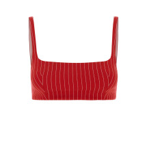 [ORIANE] Knitwear SS26 BRALETTE REDSTRIPES