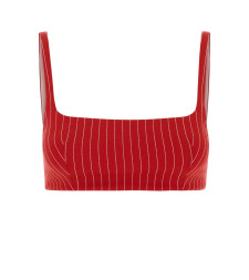 [ORIANE] Knitwear SS26 BRALETTE REDSTRIPES
