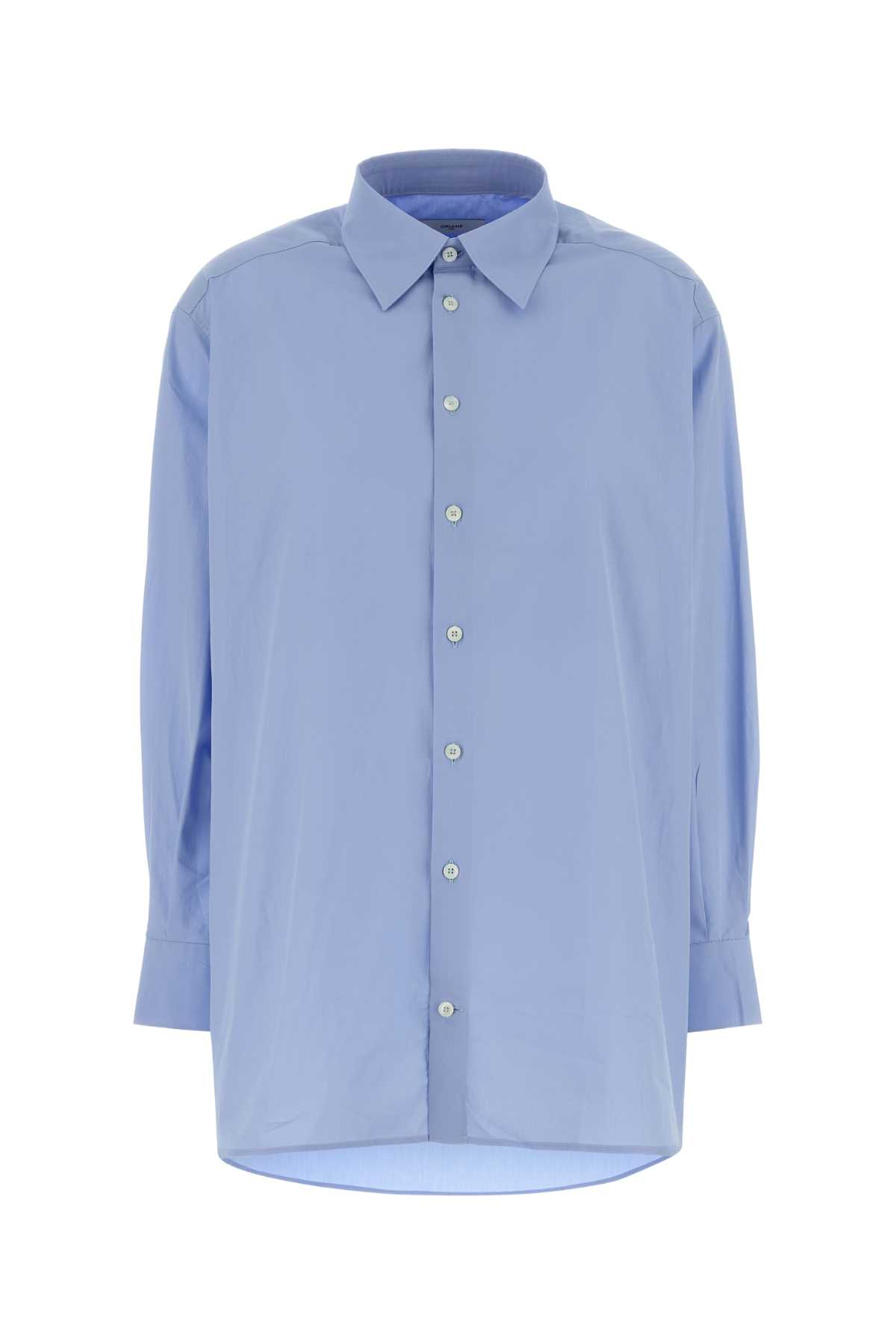 [ORIANE] Shirts Long Sleeve SS26 BOYFRIENDSHIRT BLUE