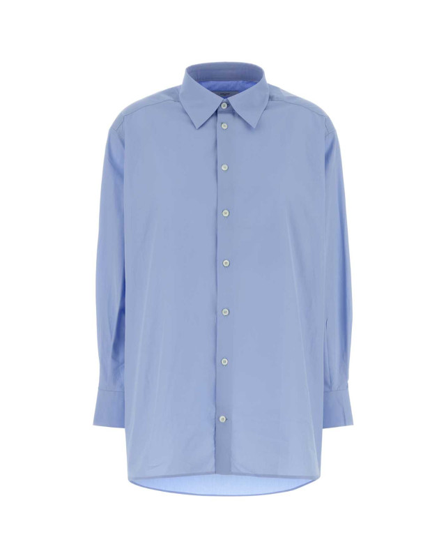 [ORIANE] Shirts Long Sleeve SS26 BOYFRIENDSHIRT BLUE