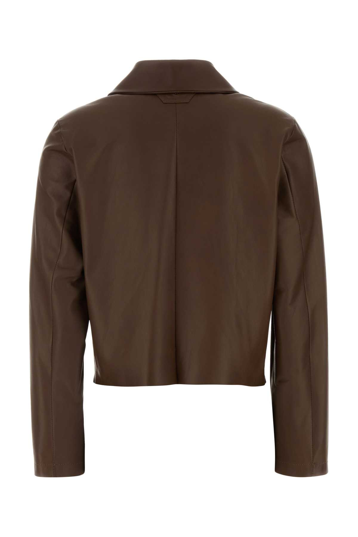 [Santoro] Leather Jacket SS26 50015D ETECOOKIE