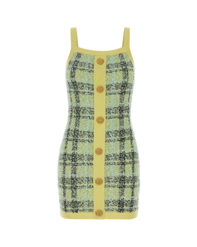 [Balmain] Sleeveless dress SS26 GF1R4032KJ56 IJX