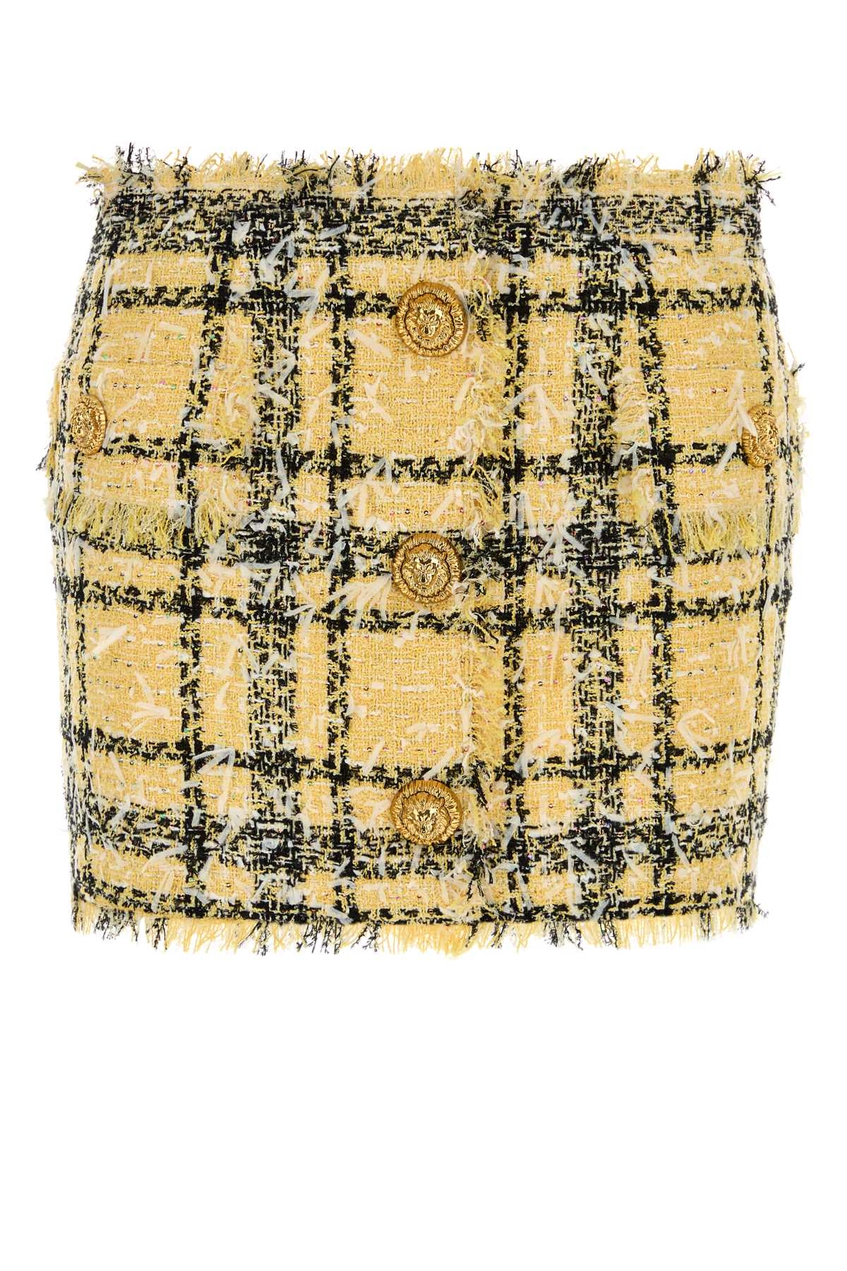 [Balmain] Mini skirt SS26 GF1LBB42XL73 AAA