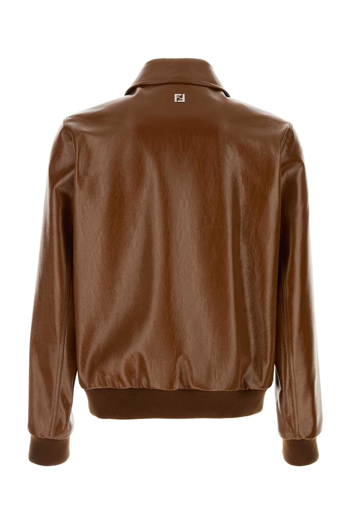 [Fendi] Leather Jacket SS26 FPJ141AVZR F0BR1