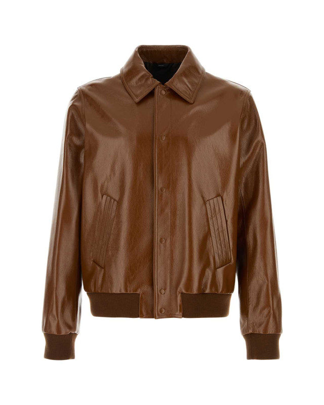 [Fendi] Leather Jacket SS26 FPJ141AVZR F0BR1