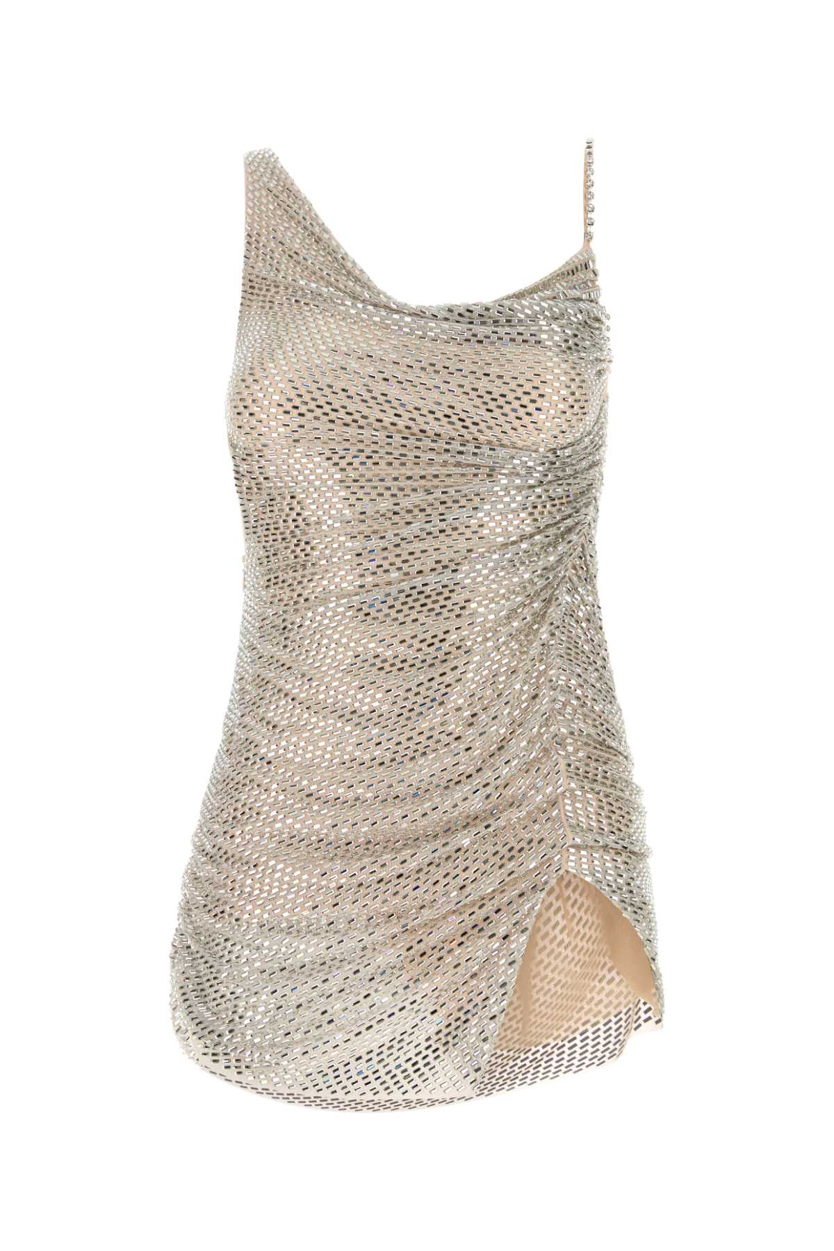 [SELF PORTRAIT] Sleeveless dress FW26 PF26041SCH CHAMPAGNE