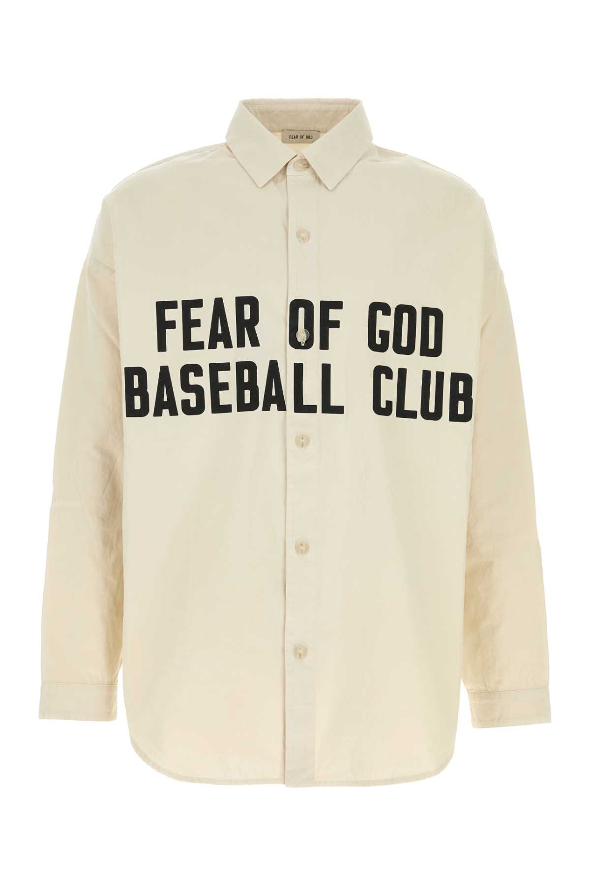 [Fear of God] Shirts Long Sleeve SS26 FG9M60611BCG NATURAL