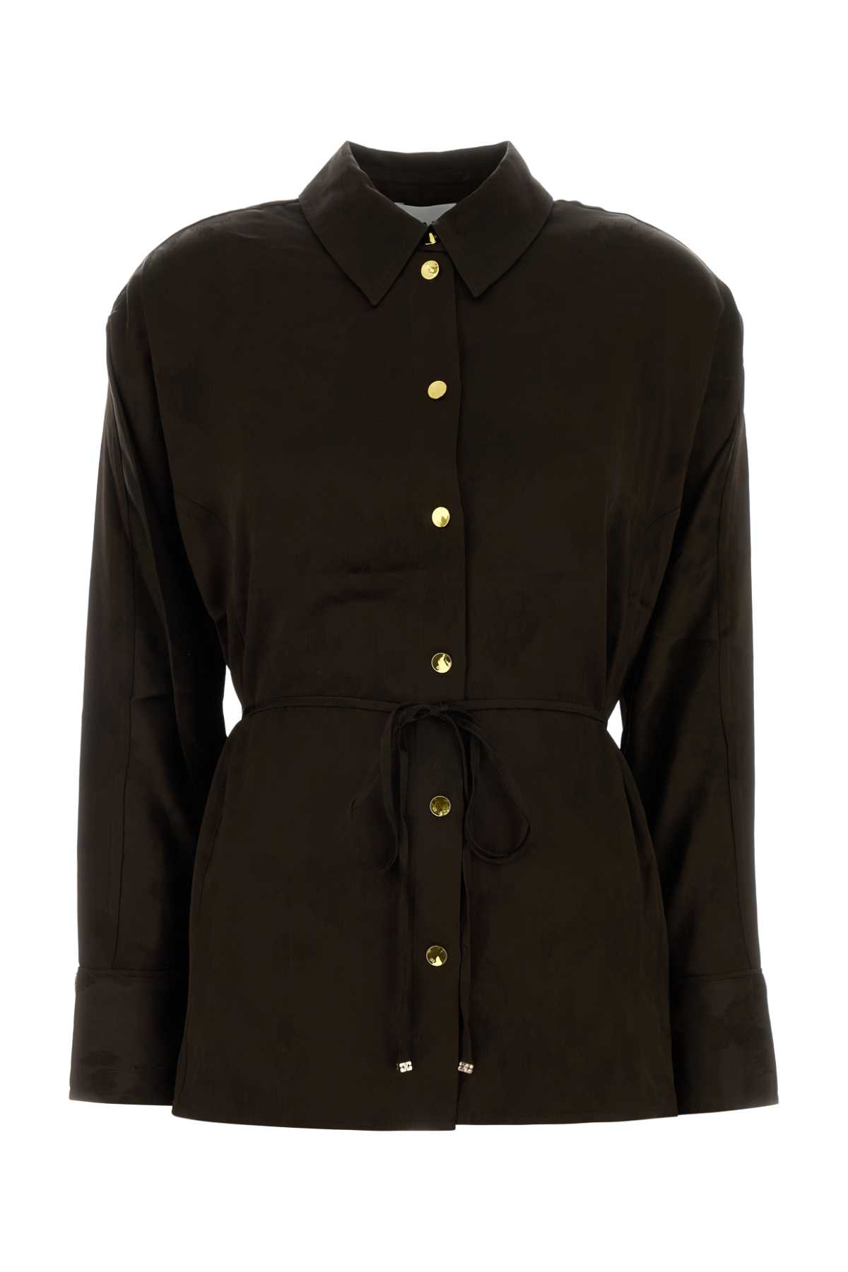 [GANNI] Shirts Long Sleeve SS26 A1040264 ZWX